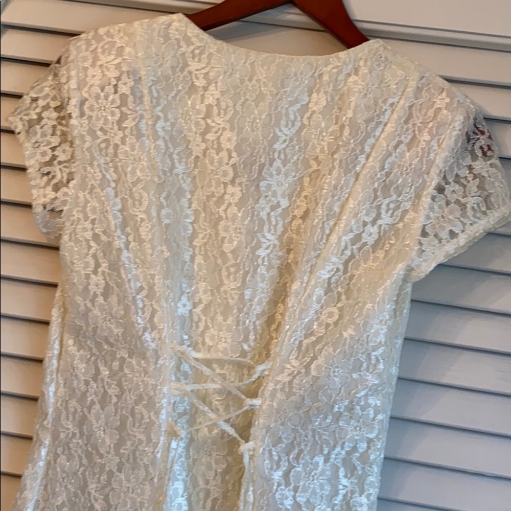 Vintage 90s lace dress - Picture 3 of 10